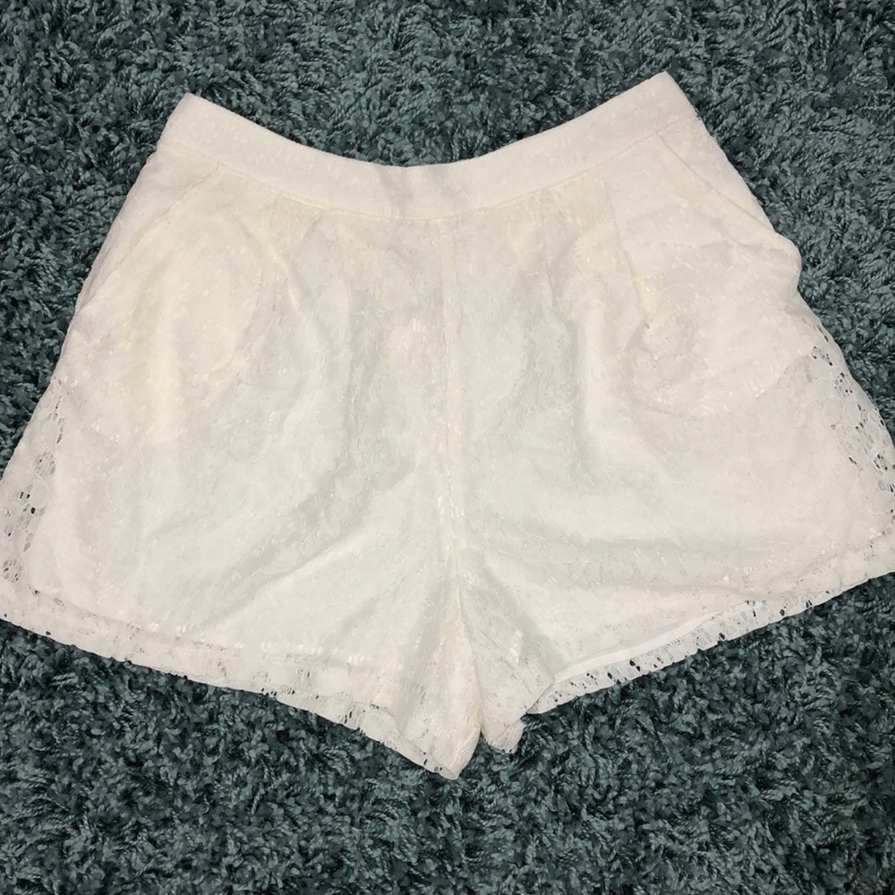 Hollister lace shorts